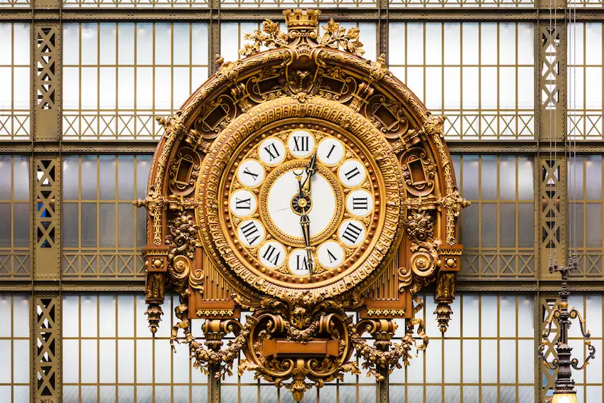 Horloge du musée d'Orsay, Paris © Premier Photo