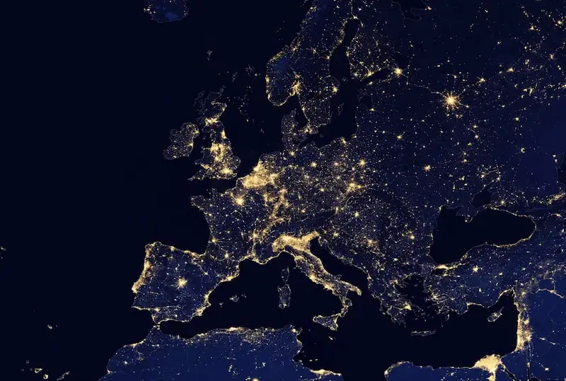 L'Europe vue de l'espace © rawpixel