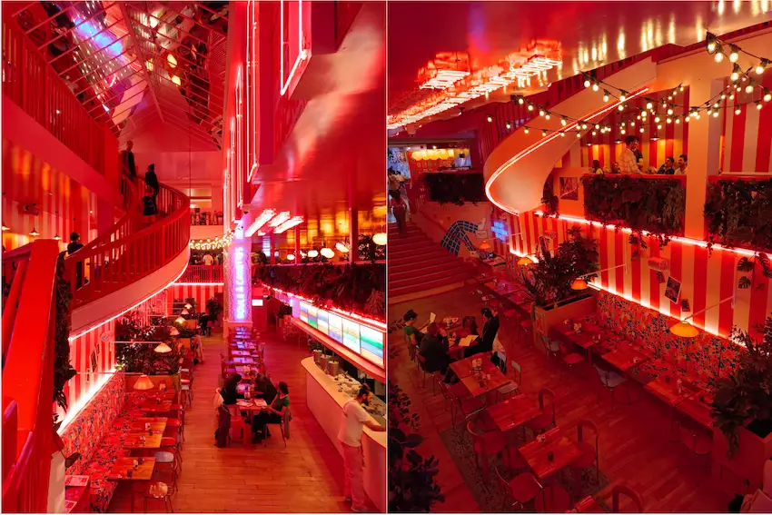 Brique Machine bar Paris © Vivre Paris